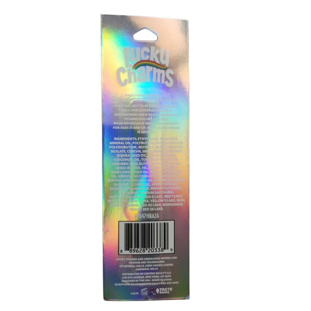 General Mills Lucky Charms Scented Lip Oil and Nail Polish Set Womens Gloss‎